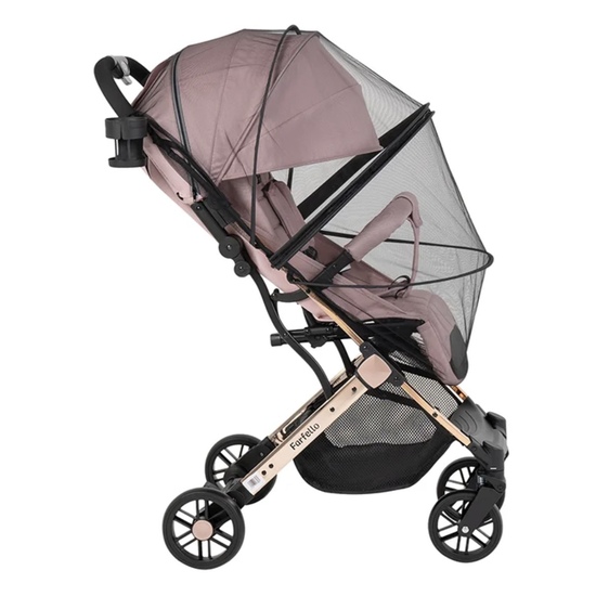 Коляска прогулочная Farfello Comfy Go Comfort Chrome Rose Chrome/Розовый - 7